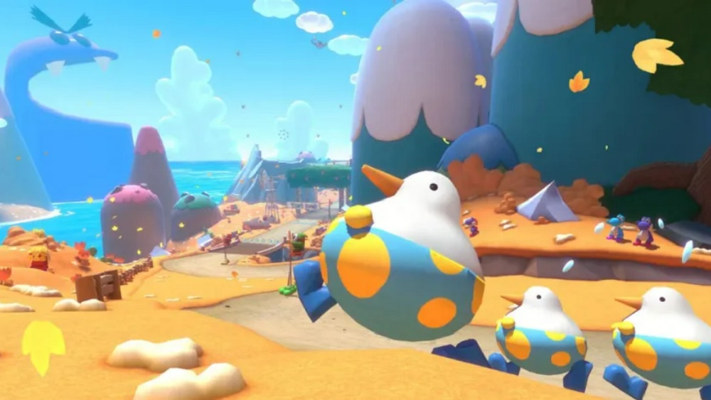 Screenshot from Mario Kart: Yoshi's Island